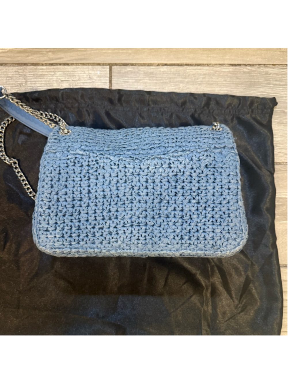 Sandro YZA Raffia Shoulder Bag - Picture 12 of 15